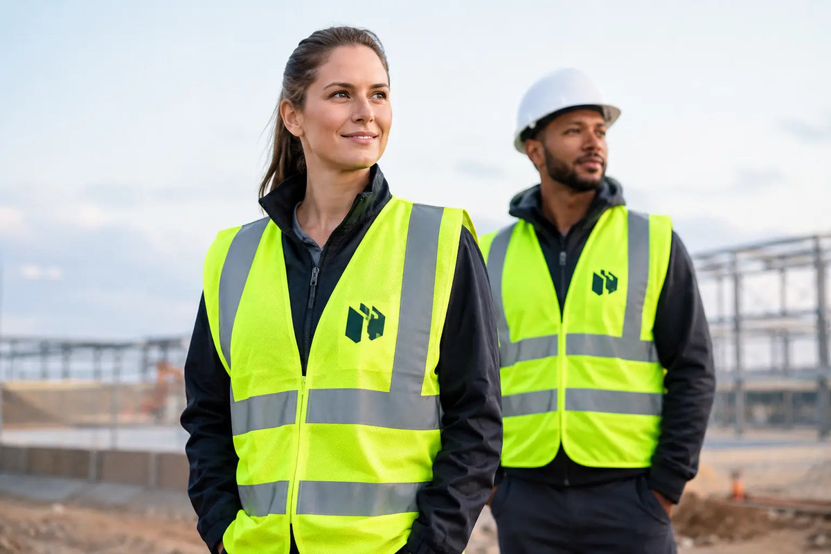 Custom Logo Safety Vests for Visible Teams