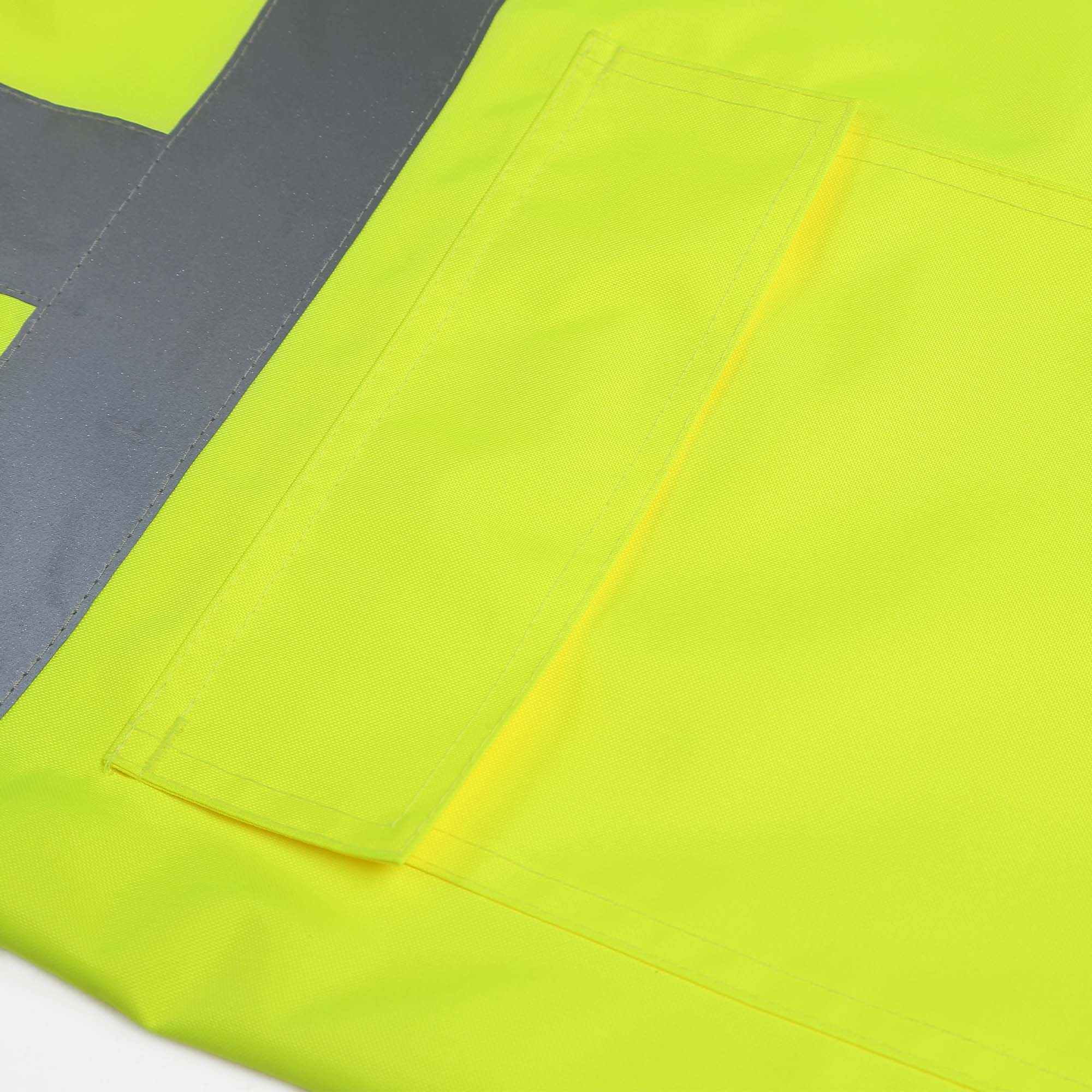750C-3 High Viz Class 3 Rain Jacket with Detachable Hood