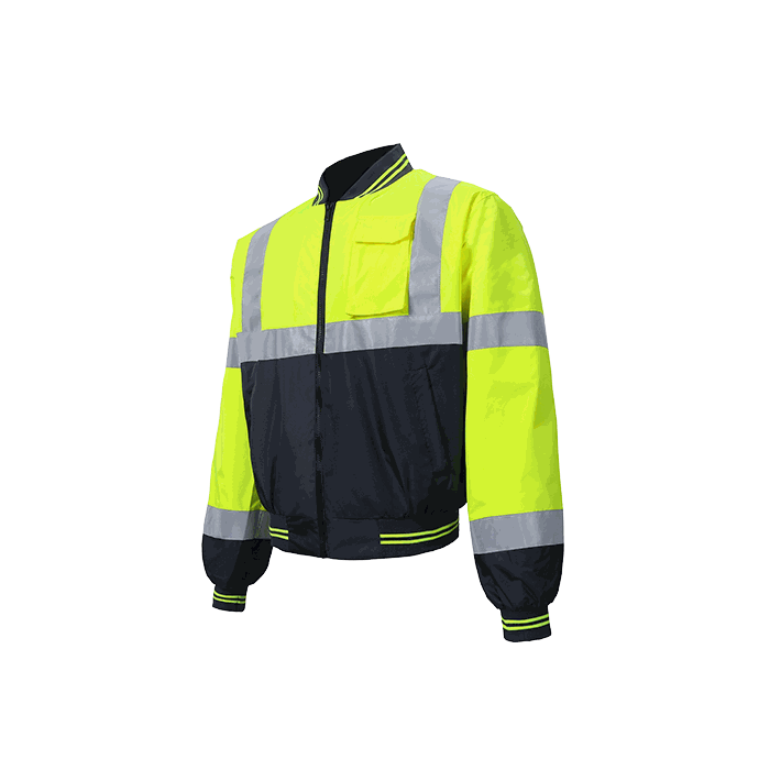 317C-3 High Visibility Light Weight Windbreaker, Class 3, Lime, 150 Denier