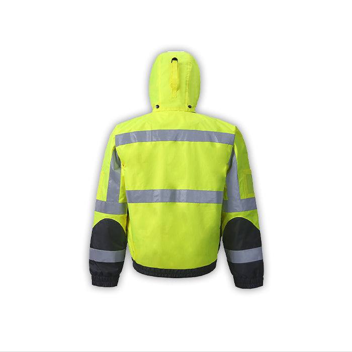 High Vis Jacket - Class 3, Reflective with 9 Pockets