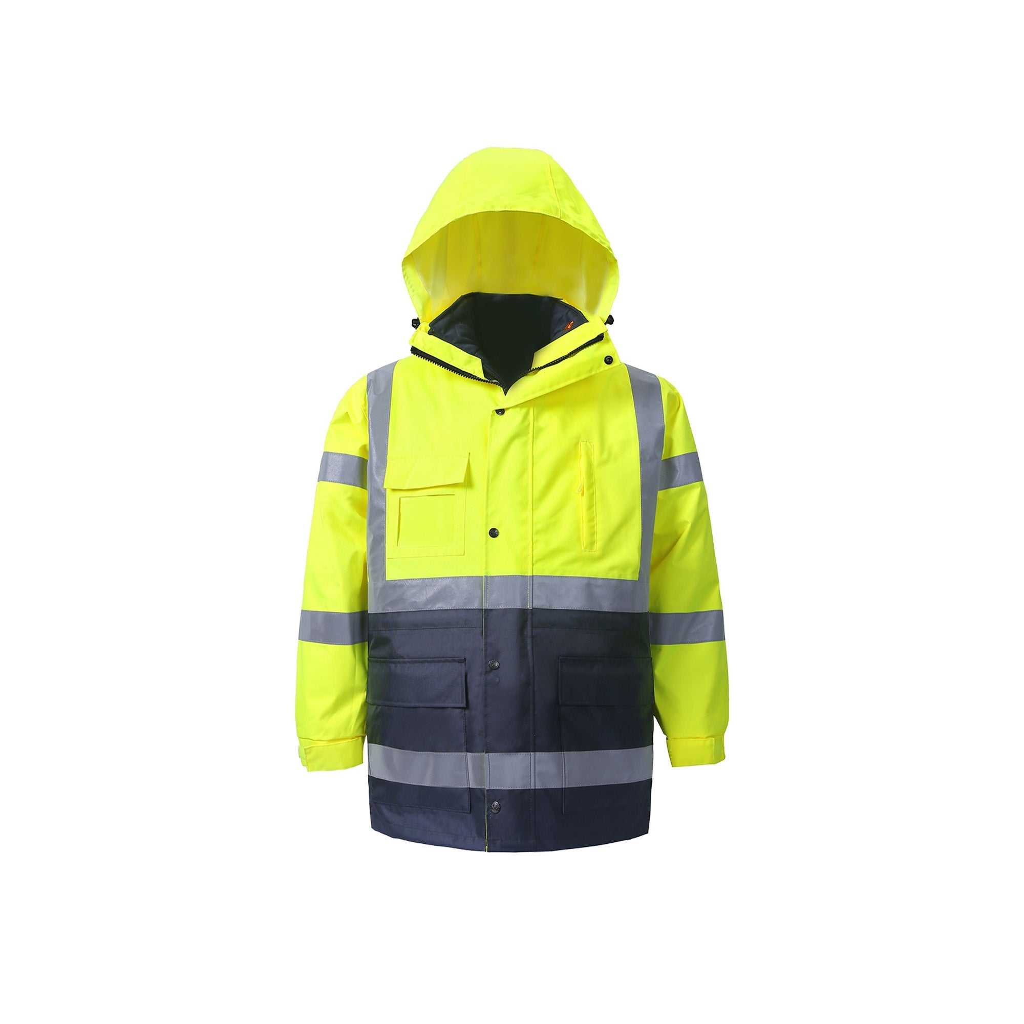 360C-3 High Viz Class 3 Rain Parka and Body Warmer