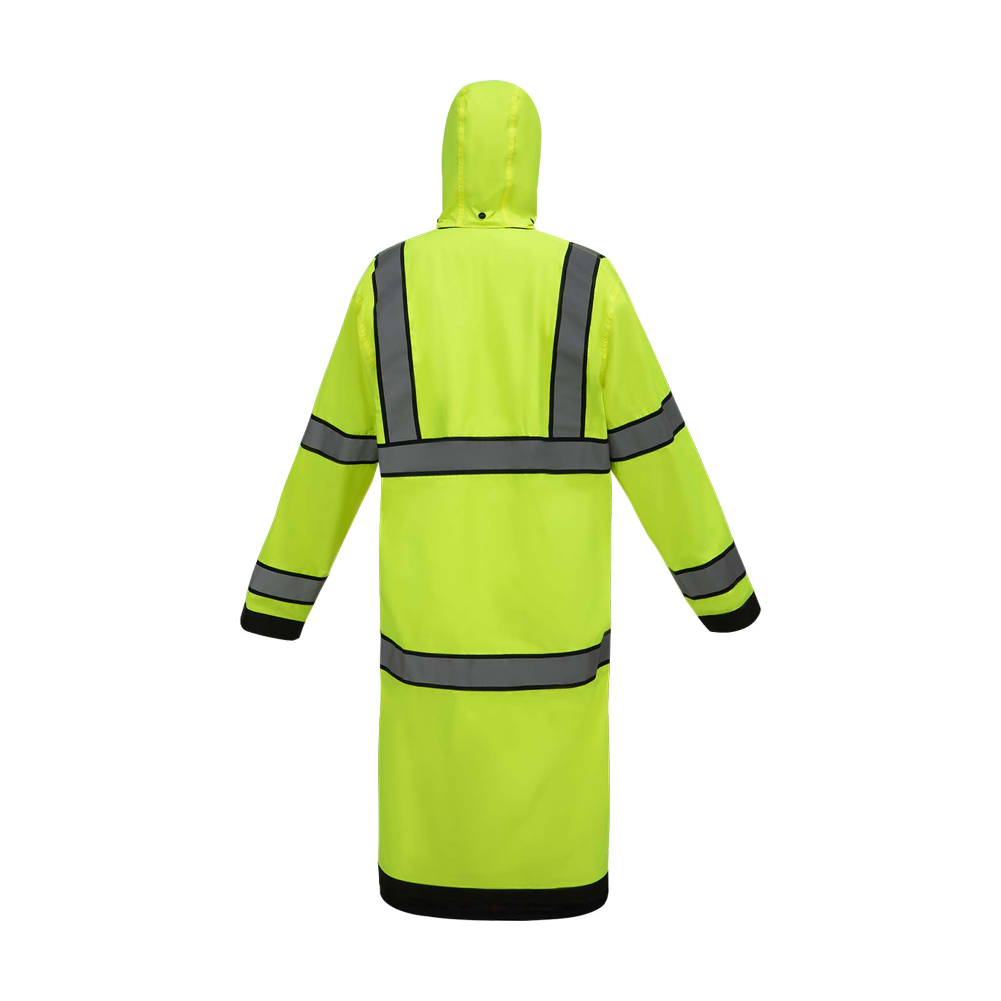 High Vis Raincoat - Class 3 Reversible, Waterproof, Reflective