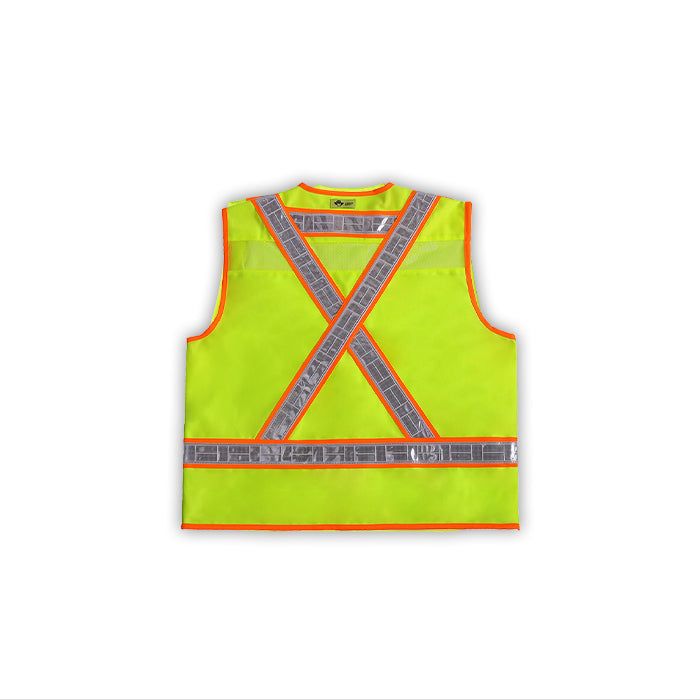 Oralite® High Vis Vest with Zipper Closure and 4 Pockets | 8048OC-2