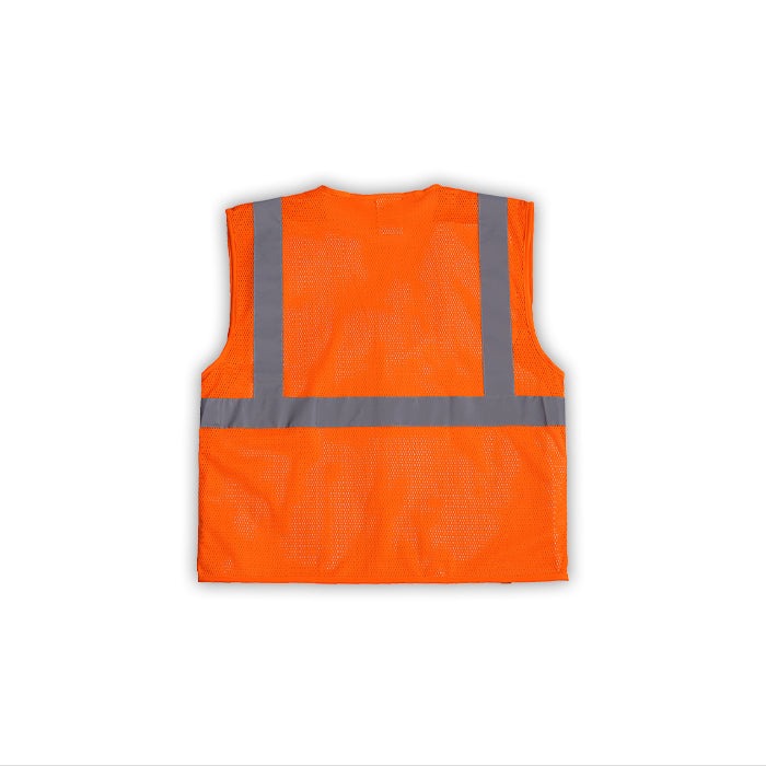 High Vis Economy Vest - A320C-2 with Zipper Front Closure