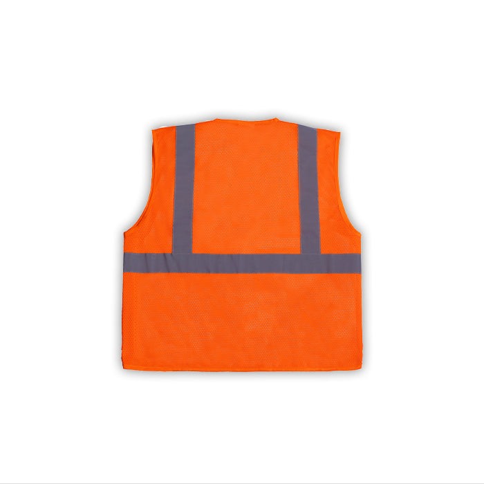 Five Point Breakaway Vest with Velcro Closure and Reflective Stripes