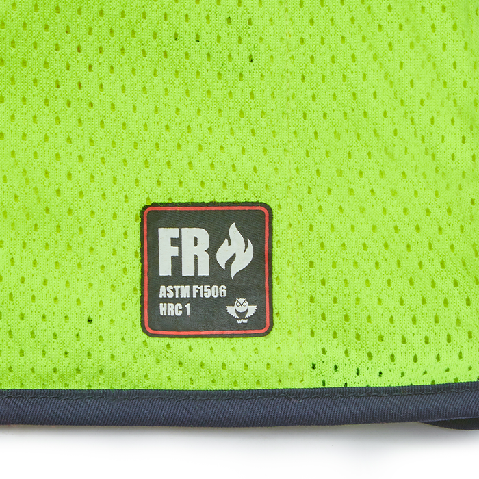 FR-M902C-2 High Visibility Flame Resistant Vest, Class 2, Lime