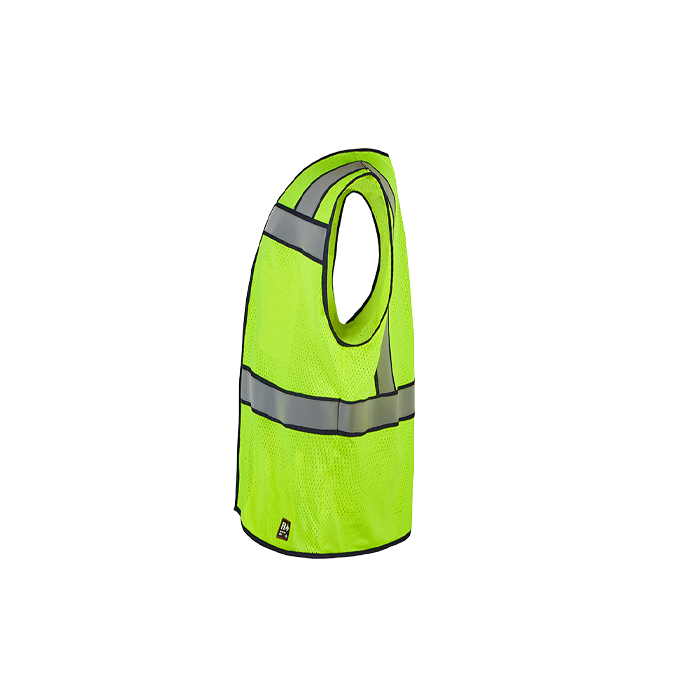 FR-M902C-2 High Visibility Flame Resistant Vest, Class 2, Lime