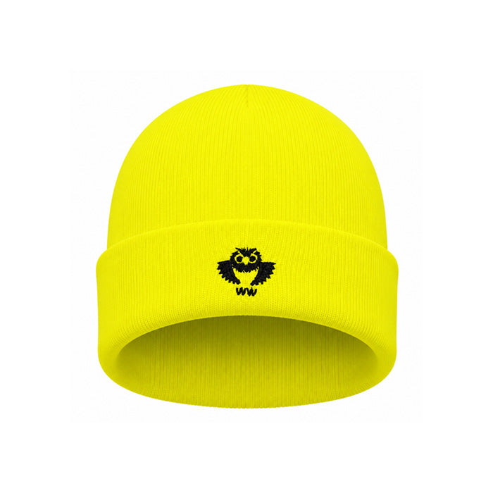 KCL-12 High Visibility Knitted Cap, Lime, Acrylic