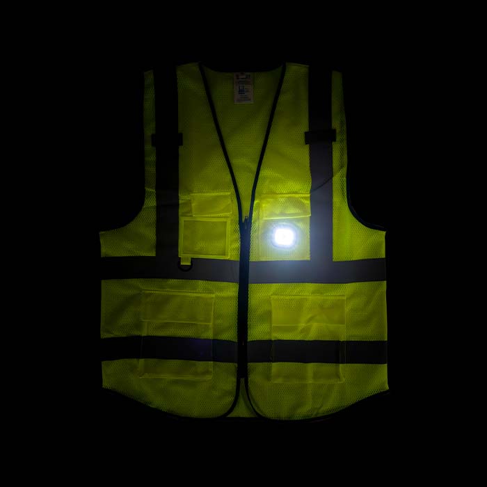 High-Visibility LED Vest | Lime Class 2 (L540C-2)