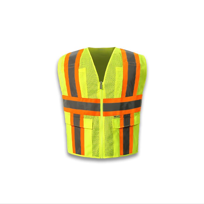 M7048C-2 Mesh Contrast Hi-Viz Vest