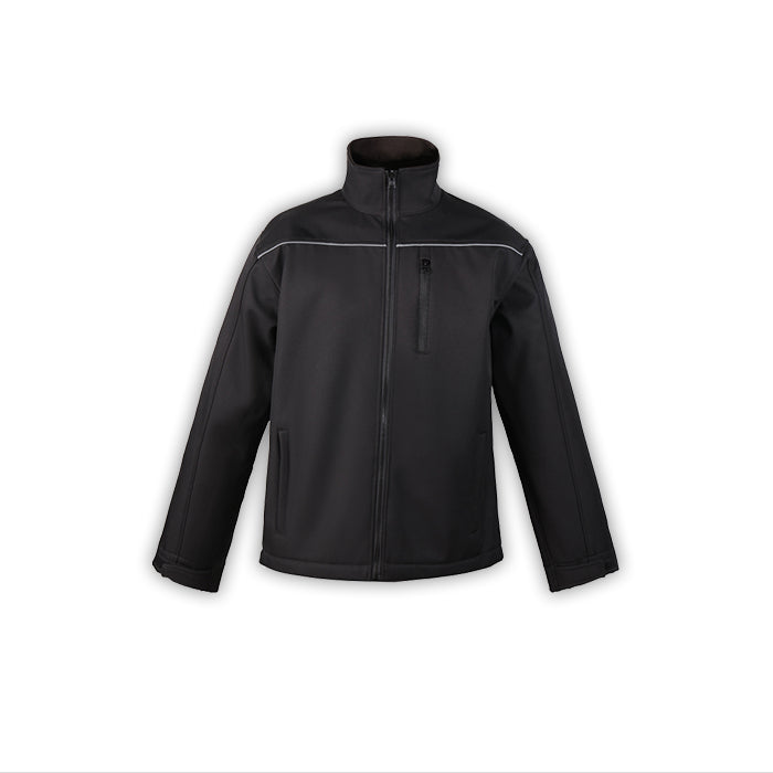 PAC-CS-BLK City Softshell Jacket, Black, Water Resistant