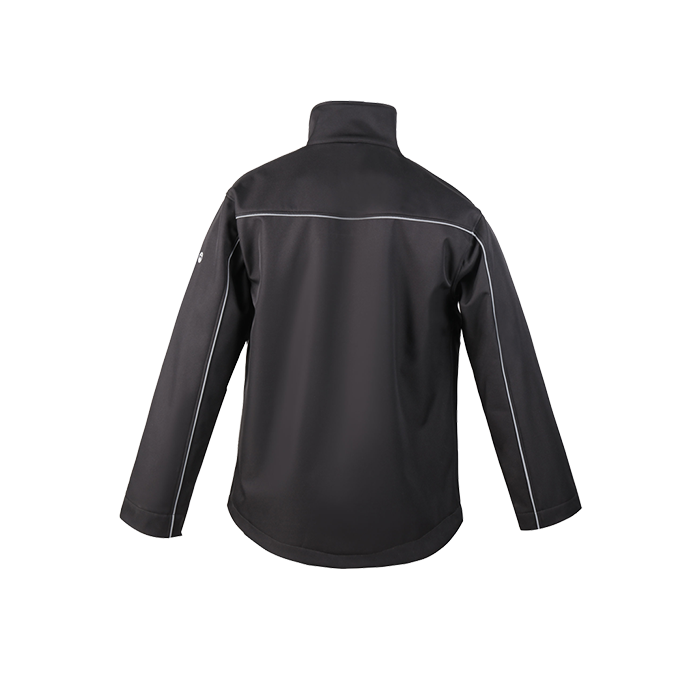 PAC-CS-BLK City Softshell Jacket, Black, Water Resistant