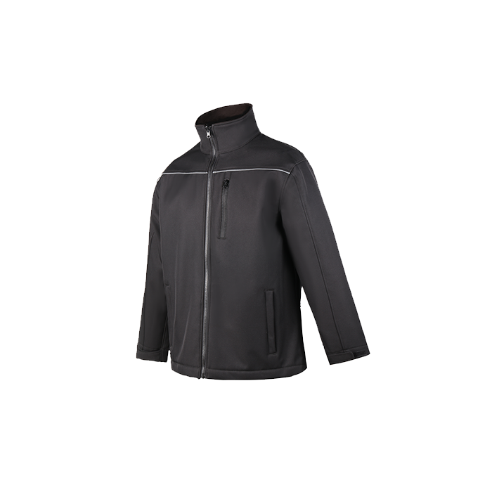 PAC-CS-BLK City Softshell Jacket, Black, Water Resistant