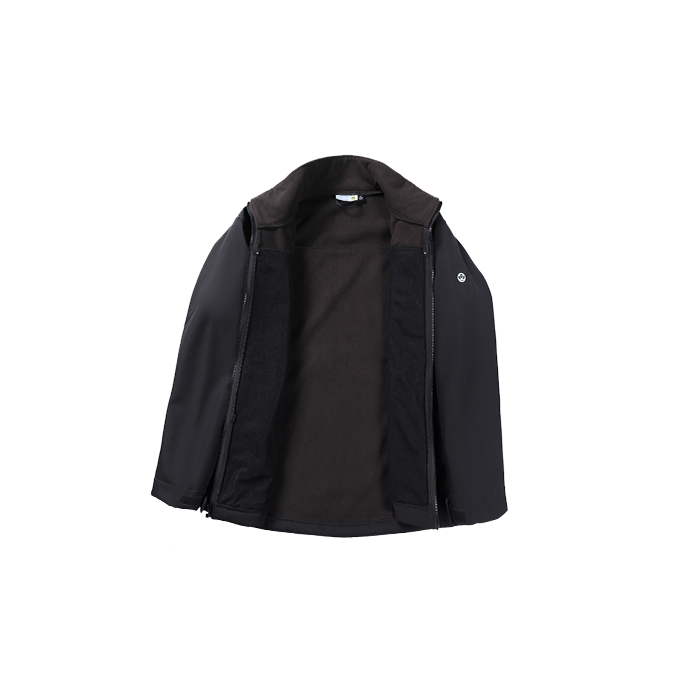 PAC-CS-BLK City Softshell Jacket, Black, Water Resistant
