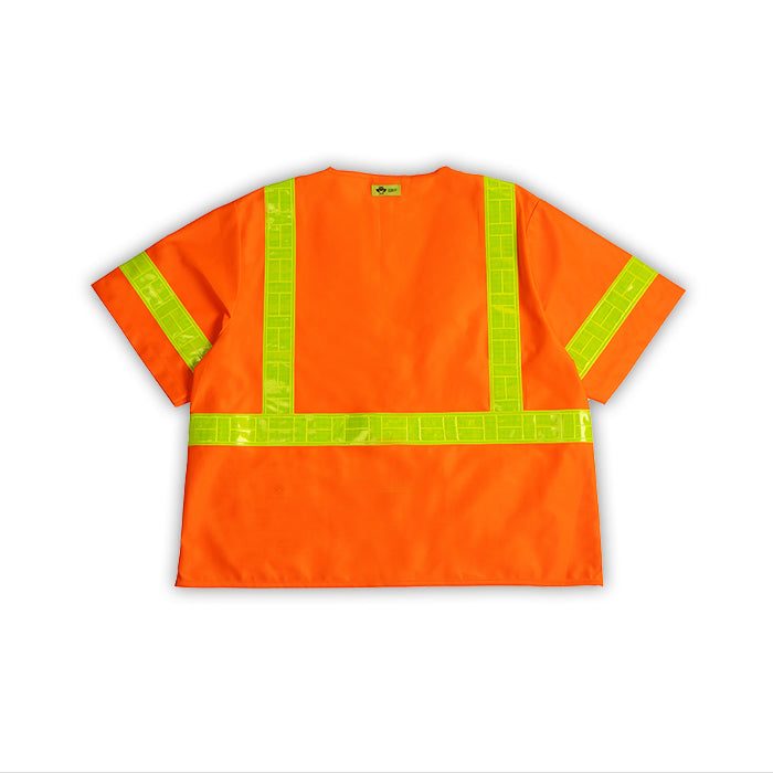 Oralite® High Vis Vest - Zipper Front with 4 Pockets S8138C-3