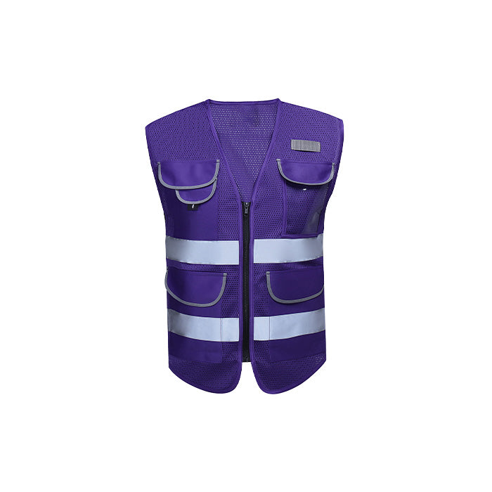 SB C-PL Premium Purple Safety Vest, Mesh