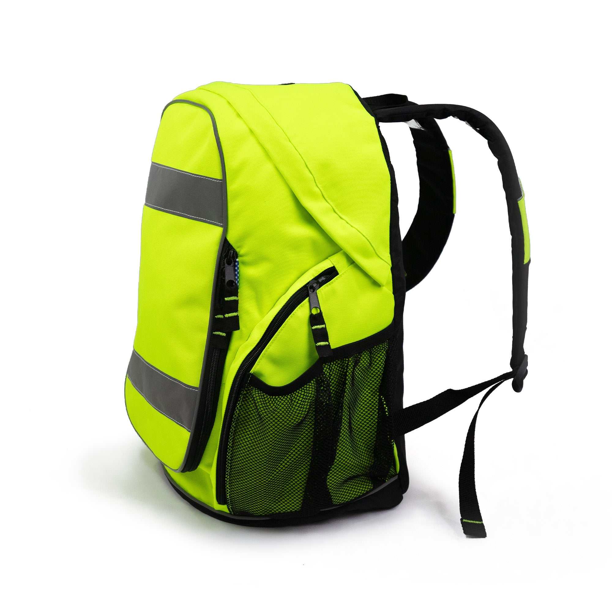 High Vis Backpack with Reflective Trims for Extra Visibility | BP65-01