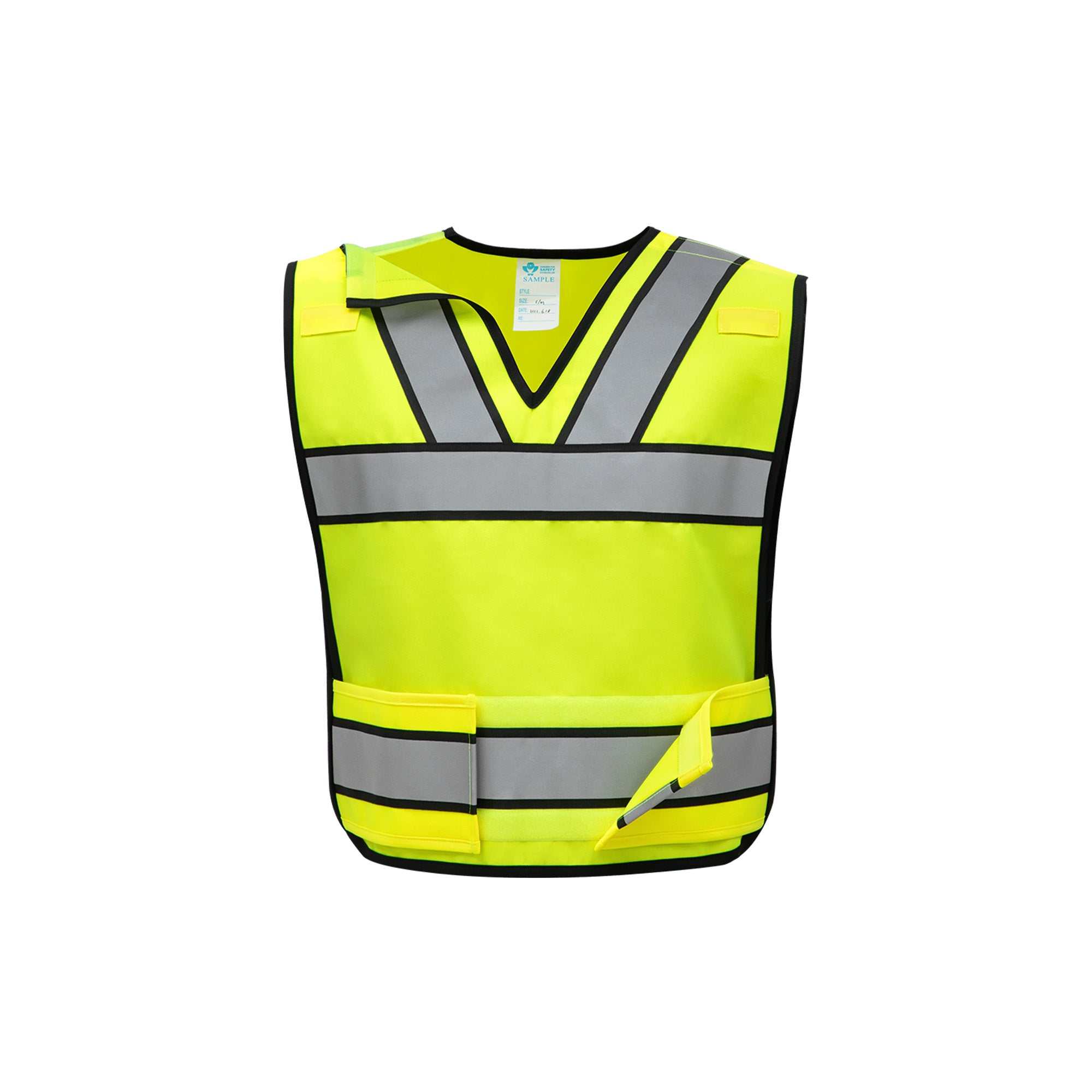 Public Safety Vest - PWB507 High Vis Safety Vest with Stripes
