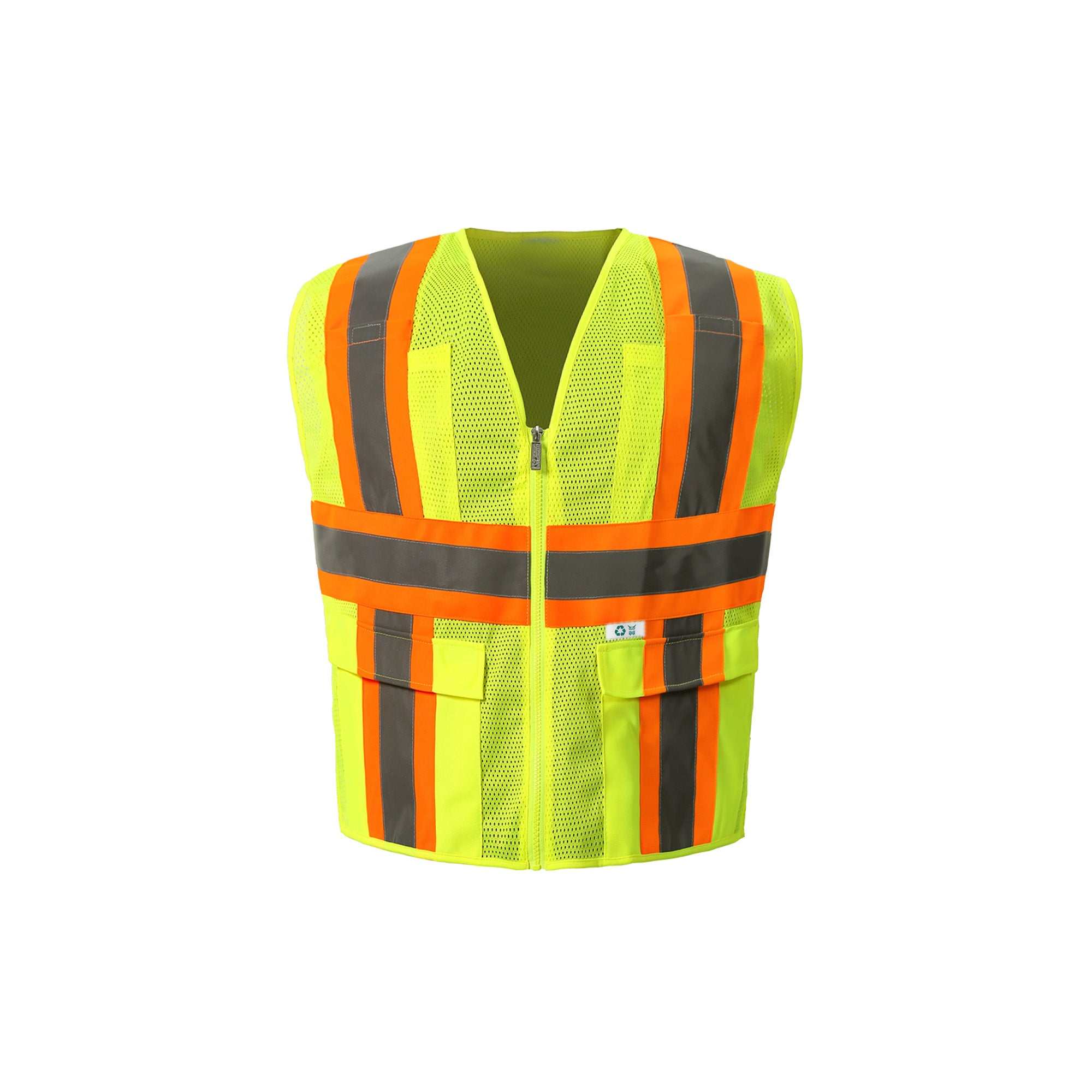 Sustainable High Vis Safety Vest - RM7048C-2, High-Performance