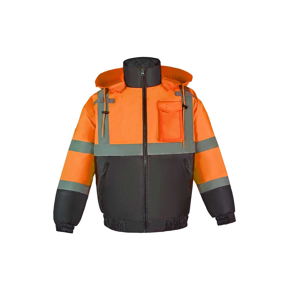 High-Visibility Lightweight Bomber Jacket | Orange Class 3 (230C-3)