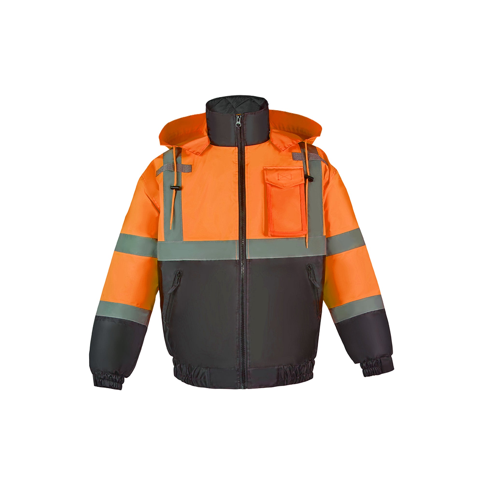 230C-3 Hi-Vis Class 3 Lightweight Bomber Jacket with Detachable Hood