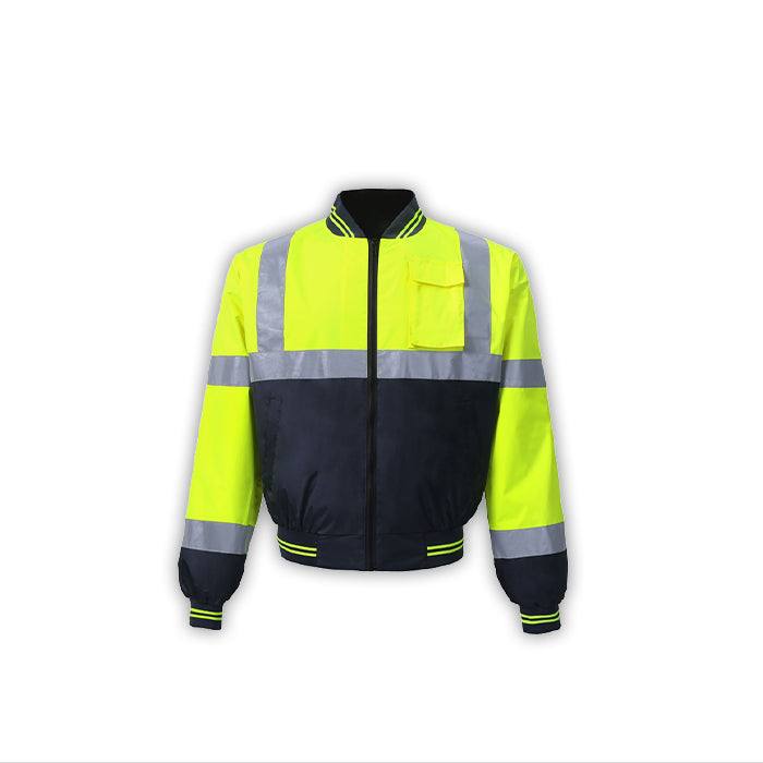 317C-3 High Visibility Light Weight Windbreaker, Class 3, Lime, 150 Denier