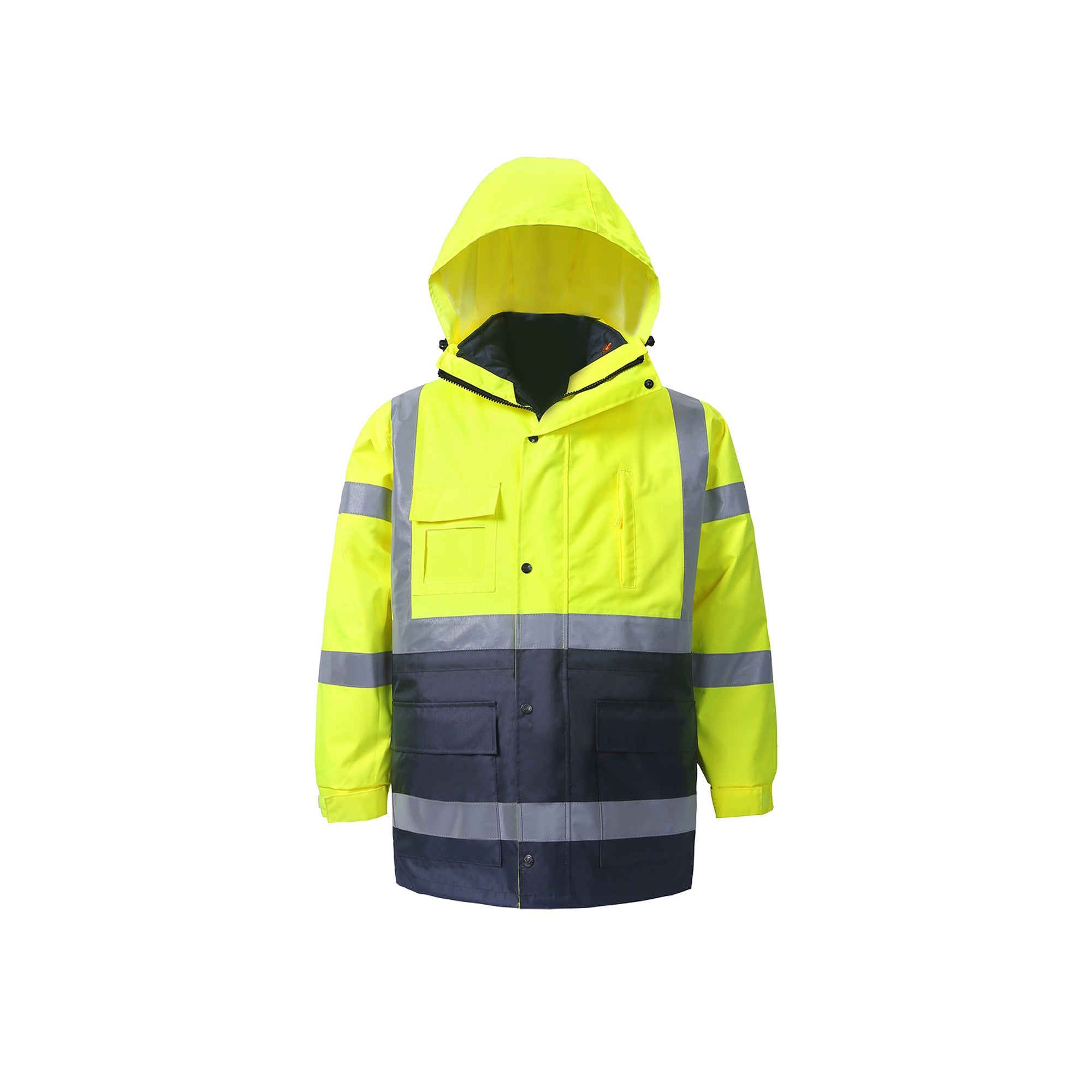 2W 360C-3/363C-3 High Viz Class 3 Rain Parka and Body Warmer