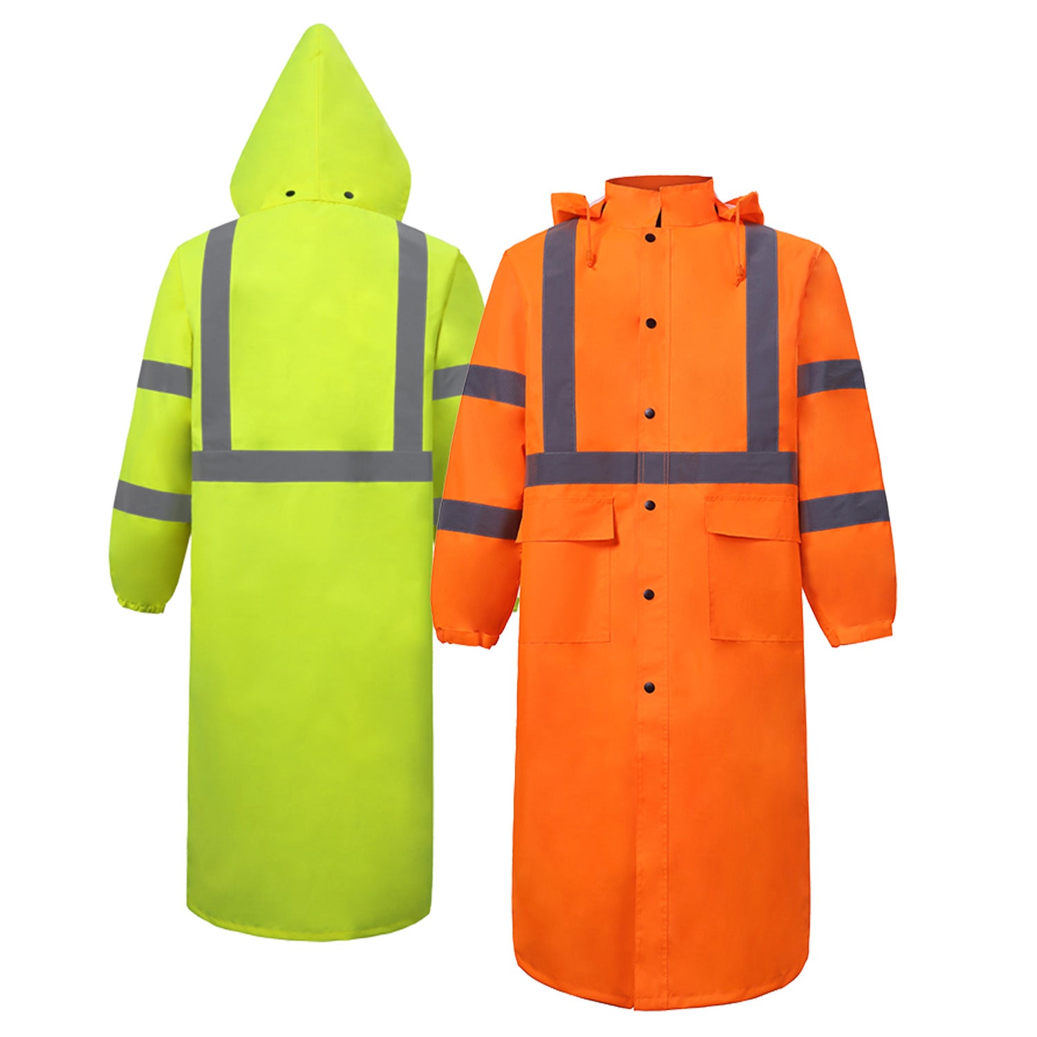 2W 630C-3/650C-3 High Viz Class 3 Rain Coat