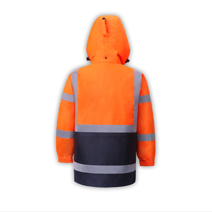 2W 733C-3/736C-3 High Viz Class 3 Rain Parka