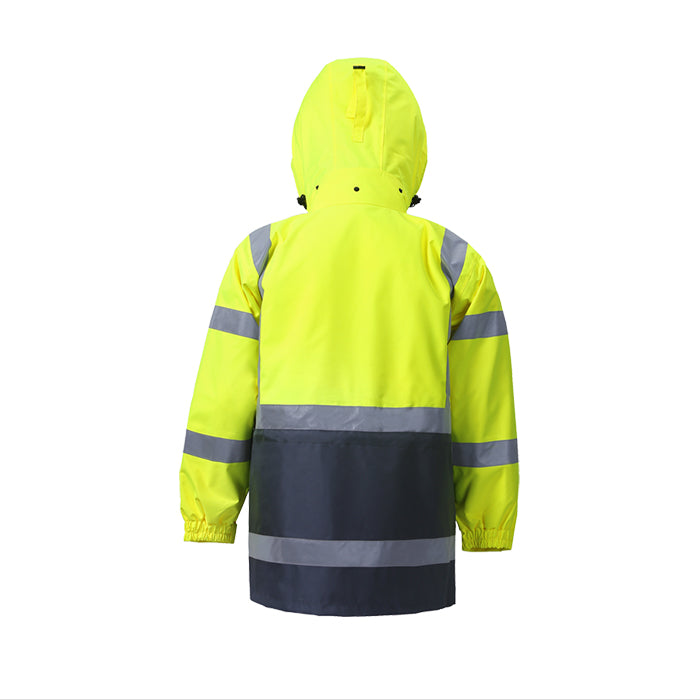 2W 733C-3/736C-3 High Viz Class 3 Rain Parka