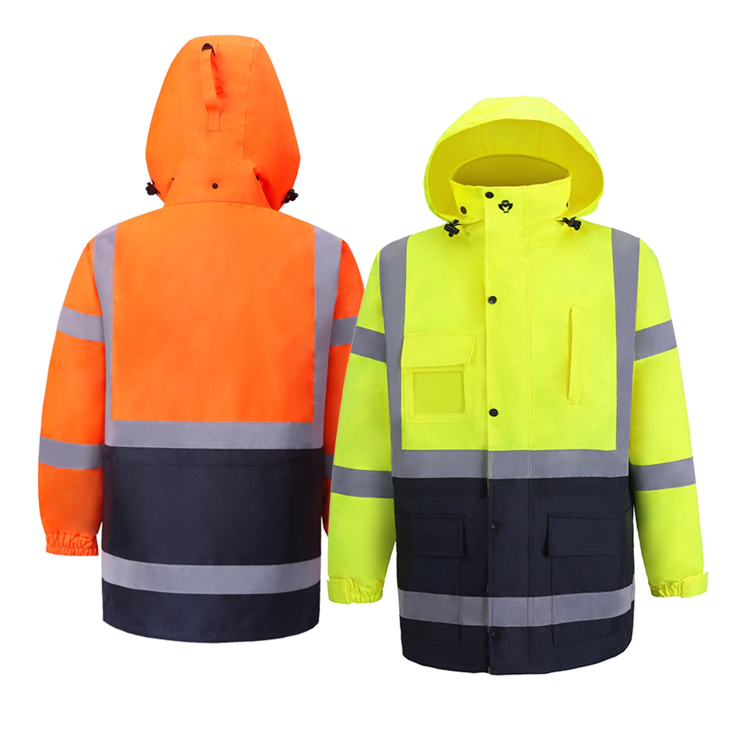 2W 360C-3/363C-3 High Viz Class 3 Rain Parka and Body Warmer