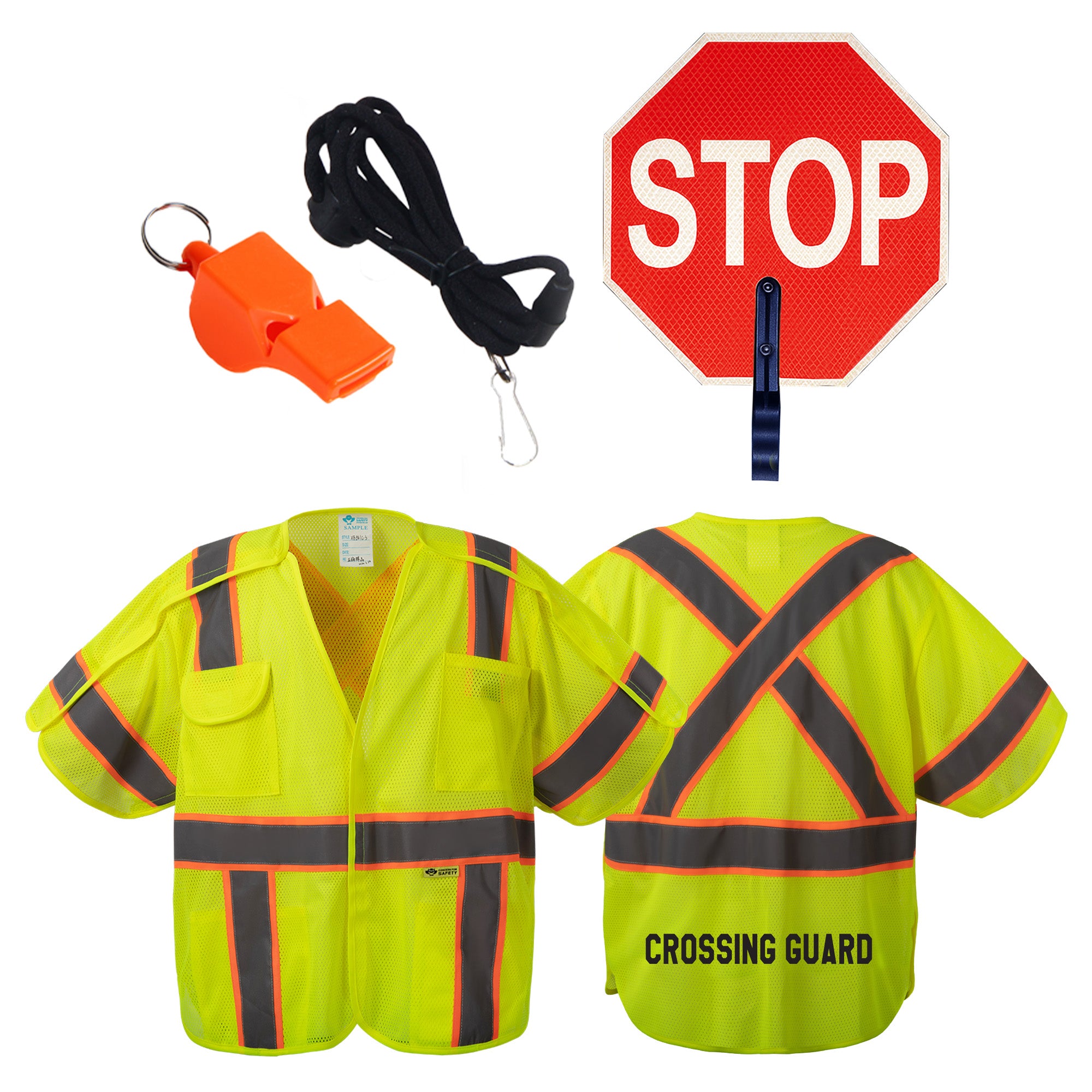 Crossing Guard Safety Kit | ANSI Class 3 Compliant | XB541C-3, 1850, AW-340