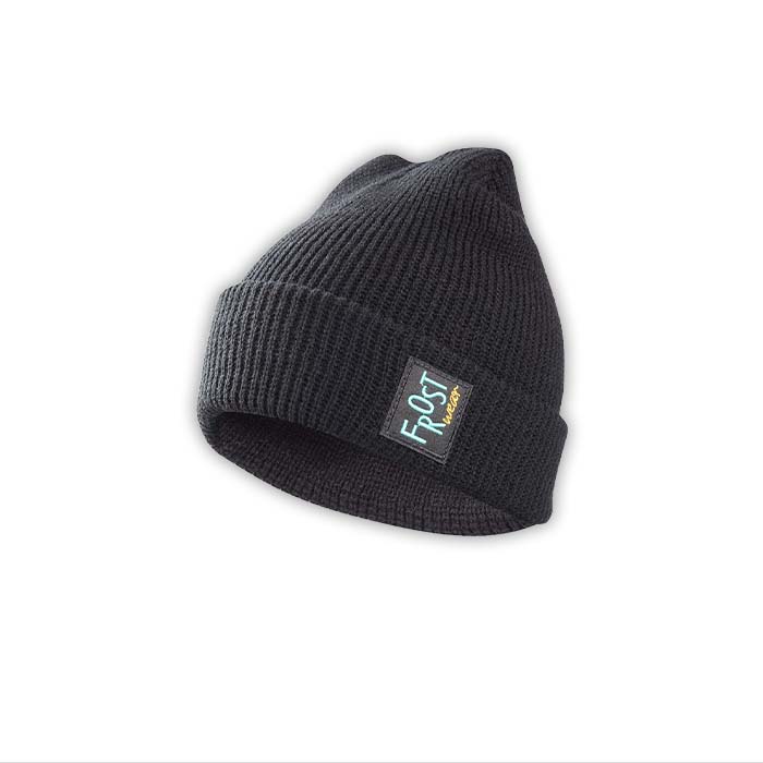 FB-15 Freezer Beanie, Black, Acrylic