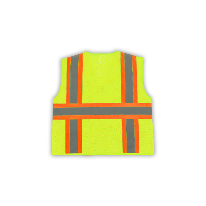 FR-M7048C-2 High Visibility Flame Retardant Vest, Class 2, Lime, Mesh