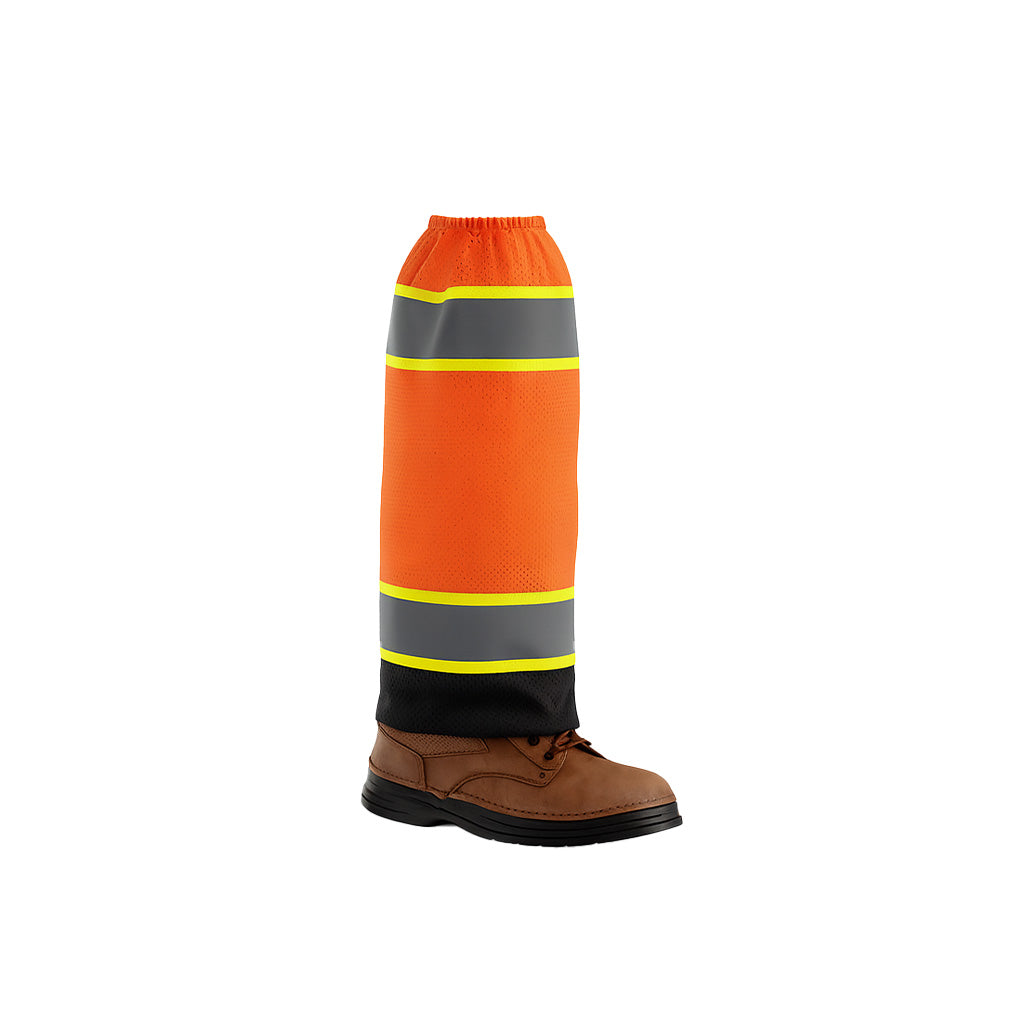 GMO-18 High Visibility Mesh Gaiters, Orange