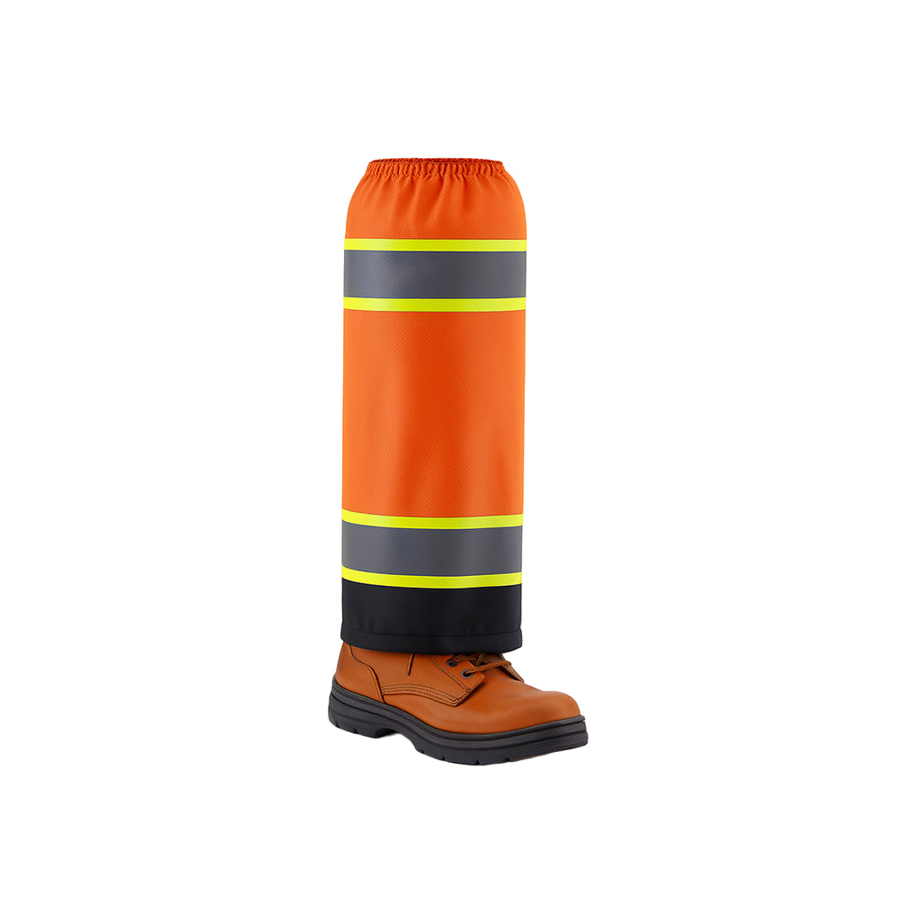 GWO-18 High Visibility Waterproof Gaiters, Orange