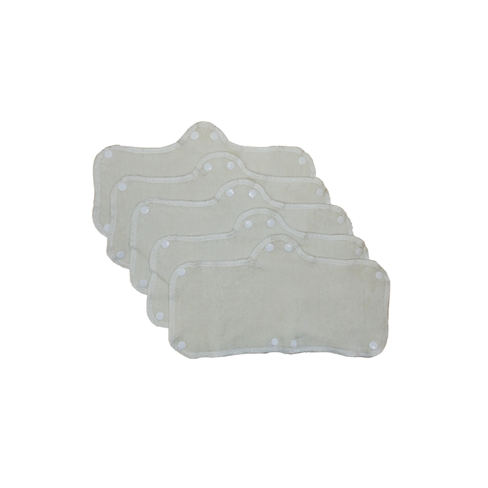 Hard Hat Sweat Band | White, Cotton, Snap Closure (HSB)