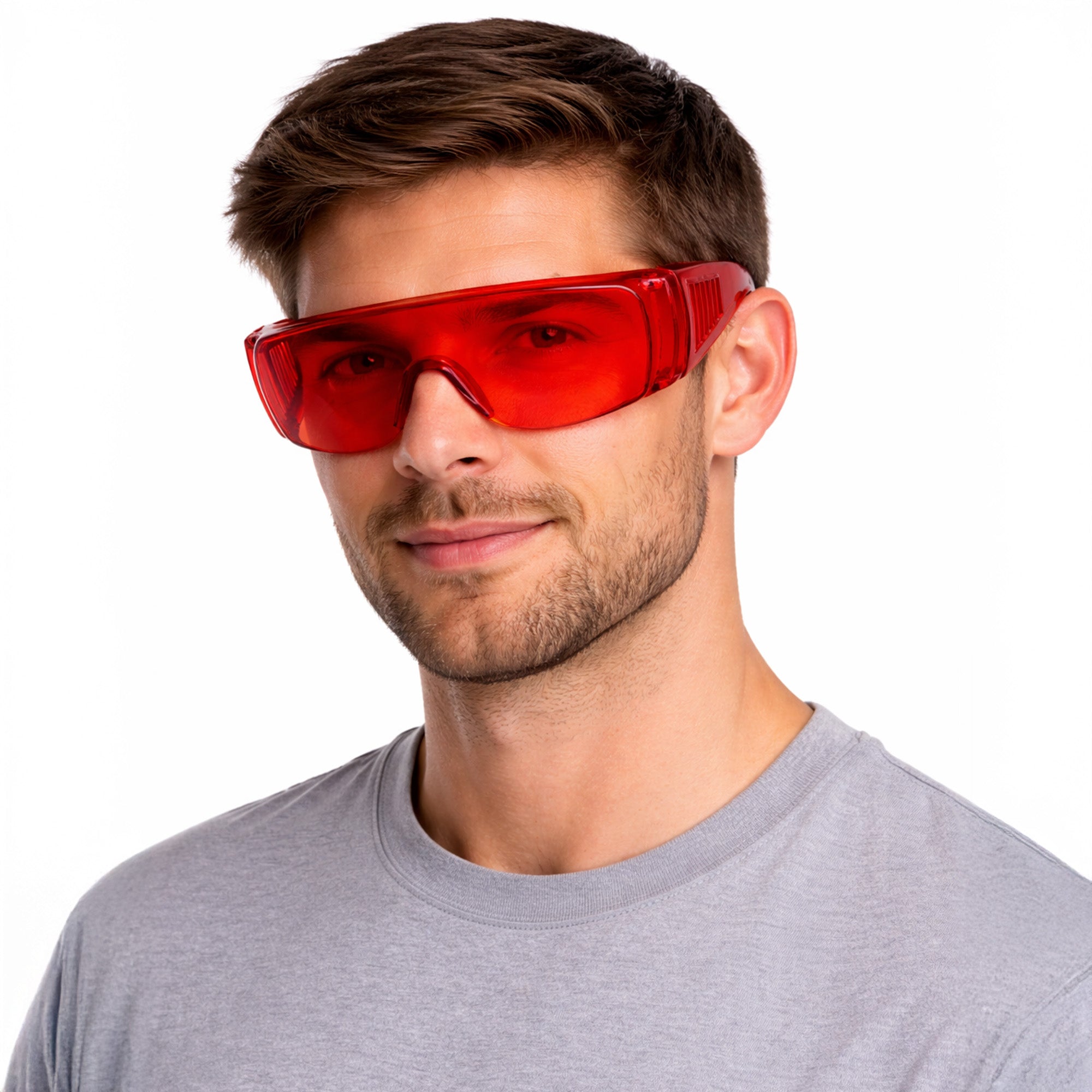 Orange UV Safety Glasses