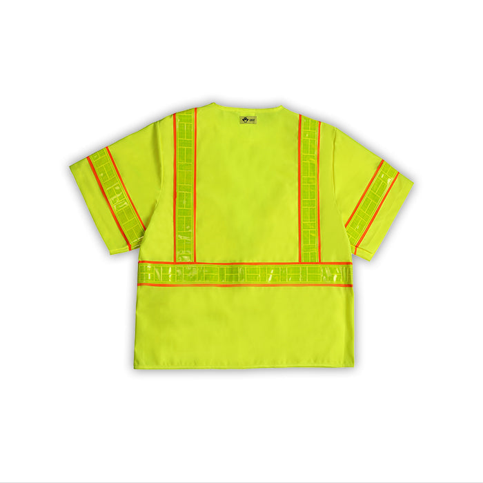 2W S8148C-3/S8138C-3 Zipper Front Oralite® High Viz Vest