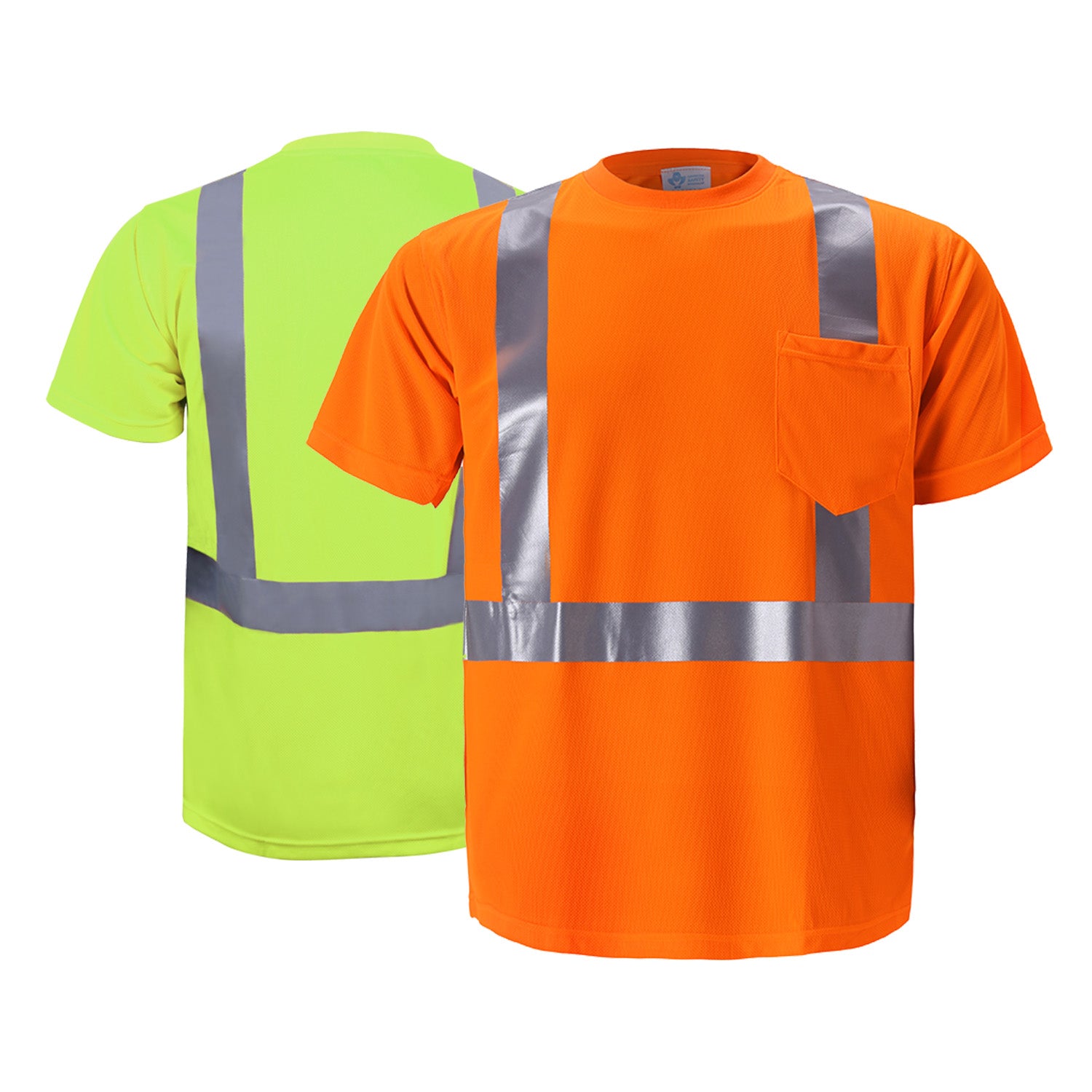 2W TB103C-2/TB105C-2 High Viz Short Sleeve Birdseye T-Shirt