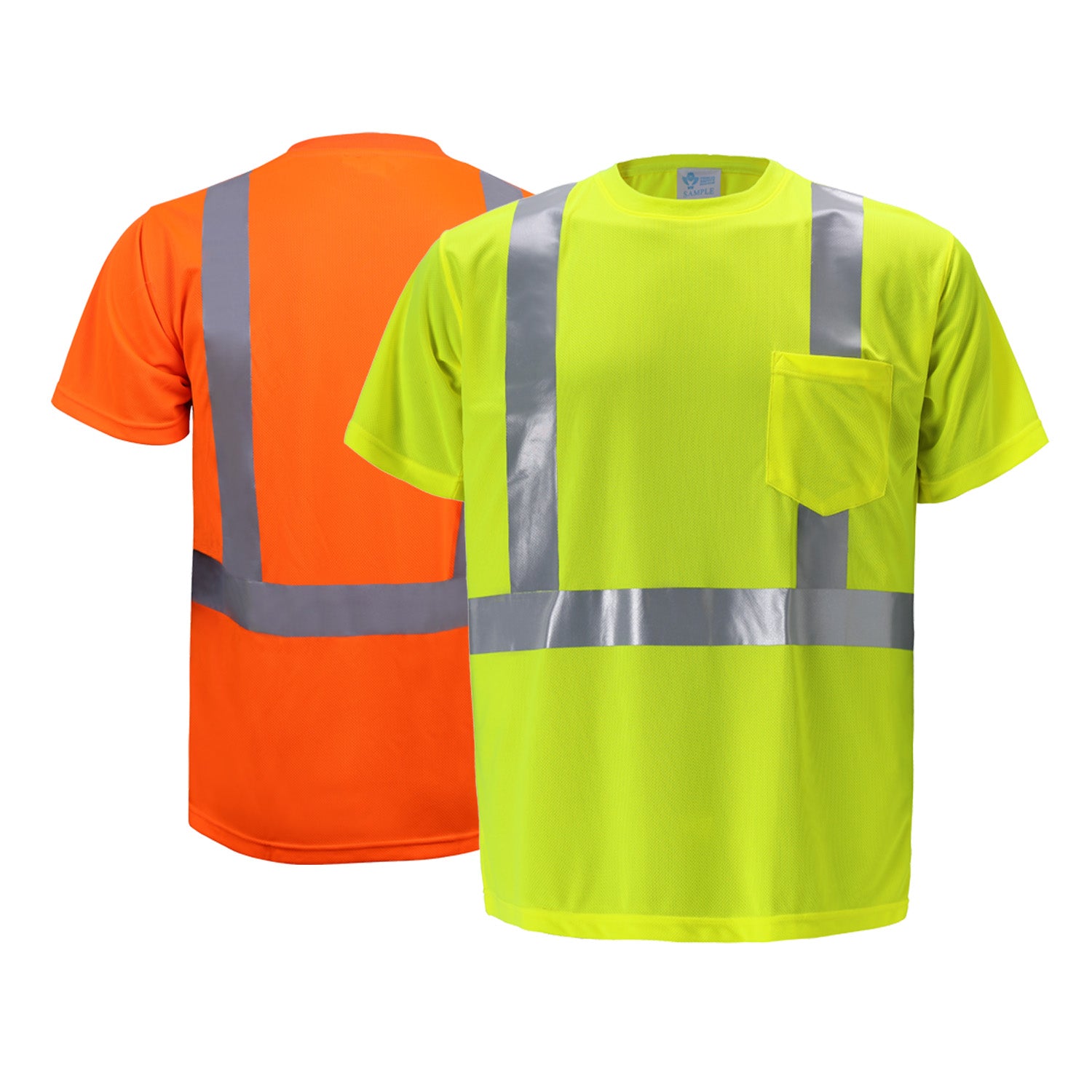 2W TB105C-2/TB103C-2 High Viz Short Sleeve Birdseye T-Shirt