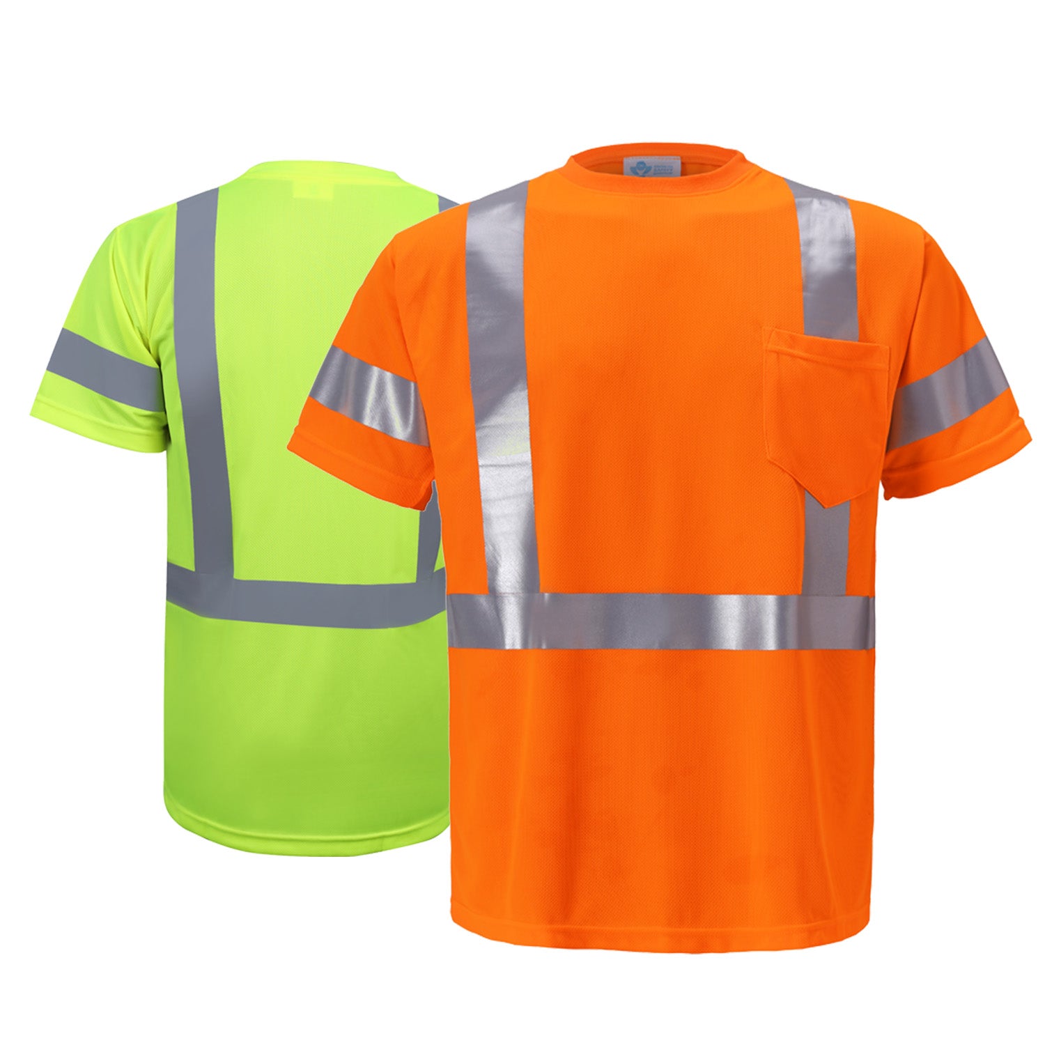 2W TB113C-3/TB115C-3 High Viz Short Sleeve Birdseye T-Shirt