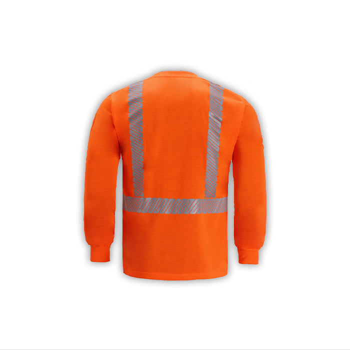 2W TL125C-2/TL123C-2 High Viz Long Sleeve Jersey T Shirt