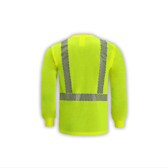 2W TL125C-2/TL123C-2 High Viz Long Sleeve Jersey T Shirt