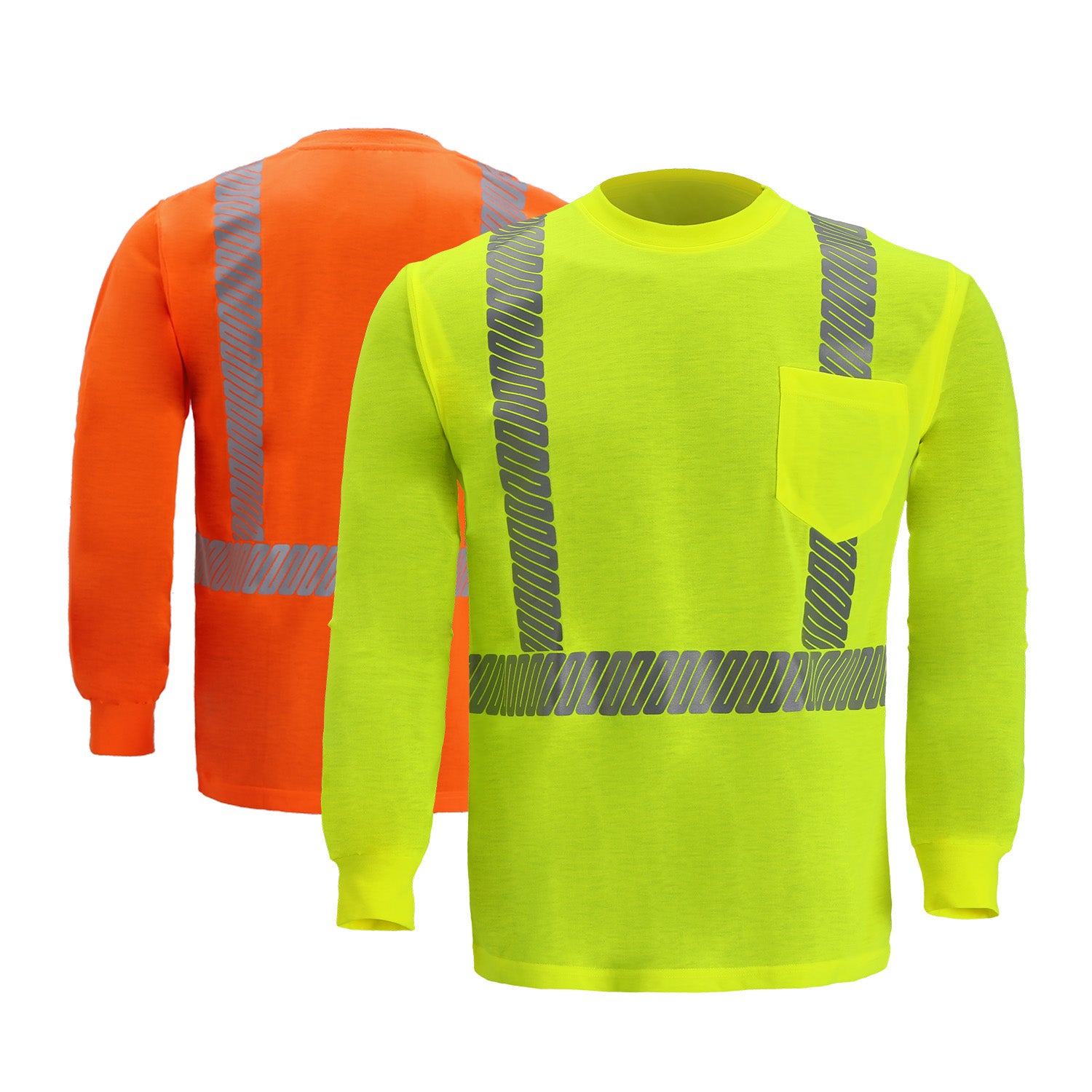 2W TL125C-2/TL123C-2 High Viz Long Sleeve Jersey T Shirt