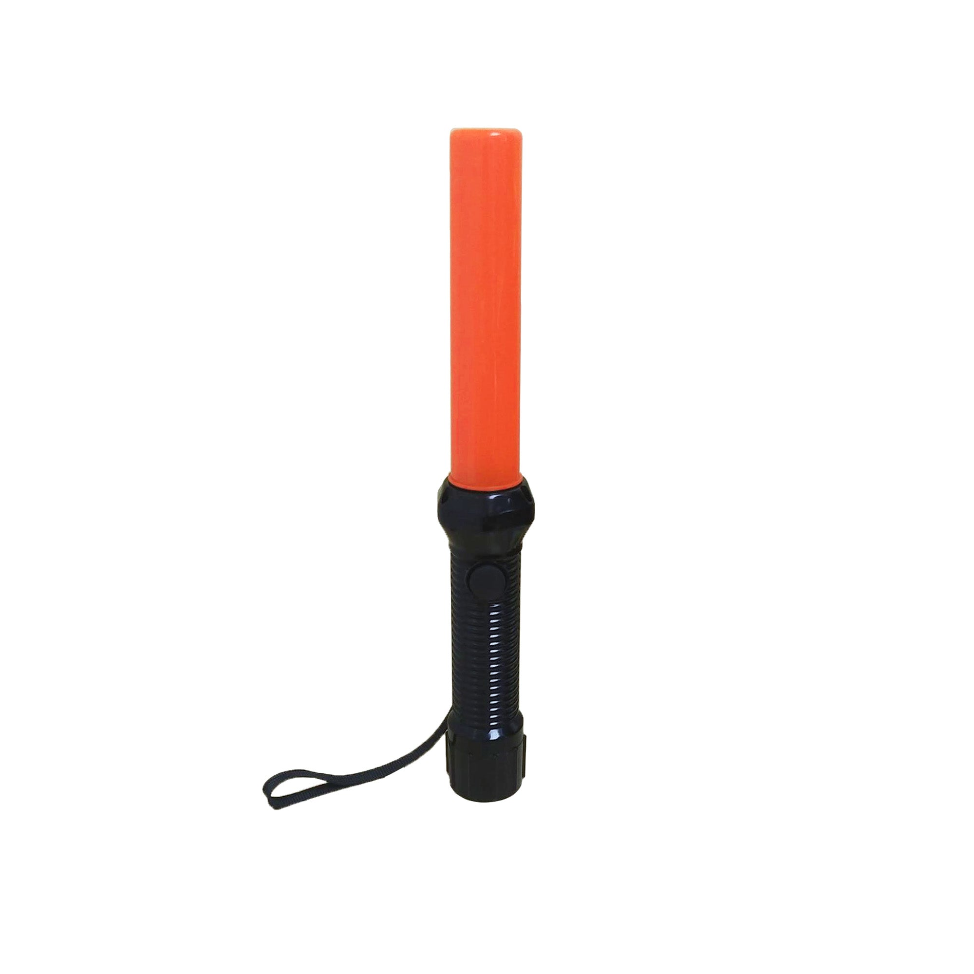 BAO-12 Light Weight Traffic Baton with LED Flashlight, Orange, 12" Long