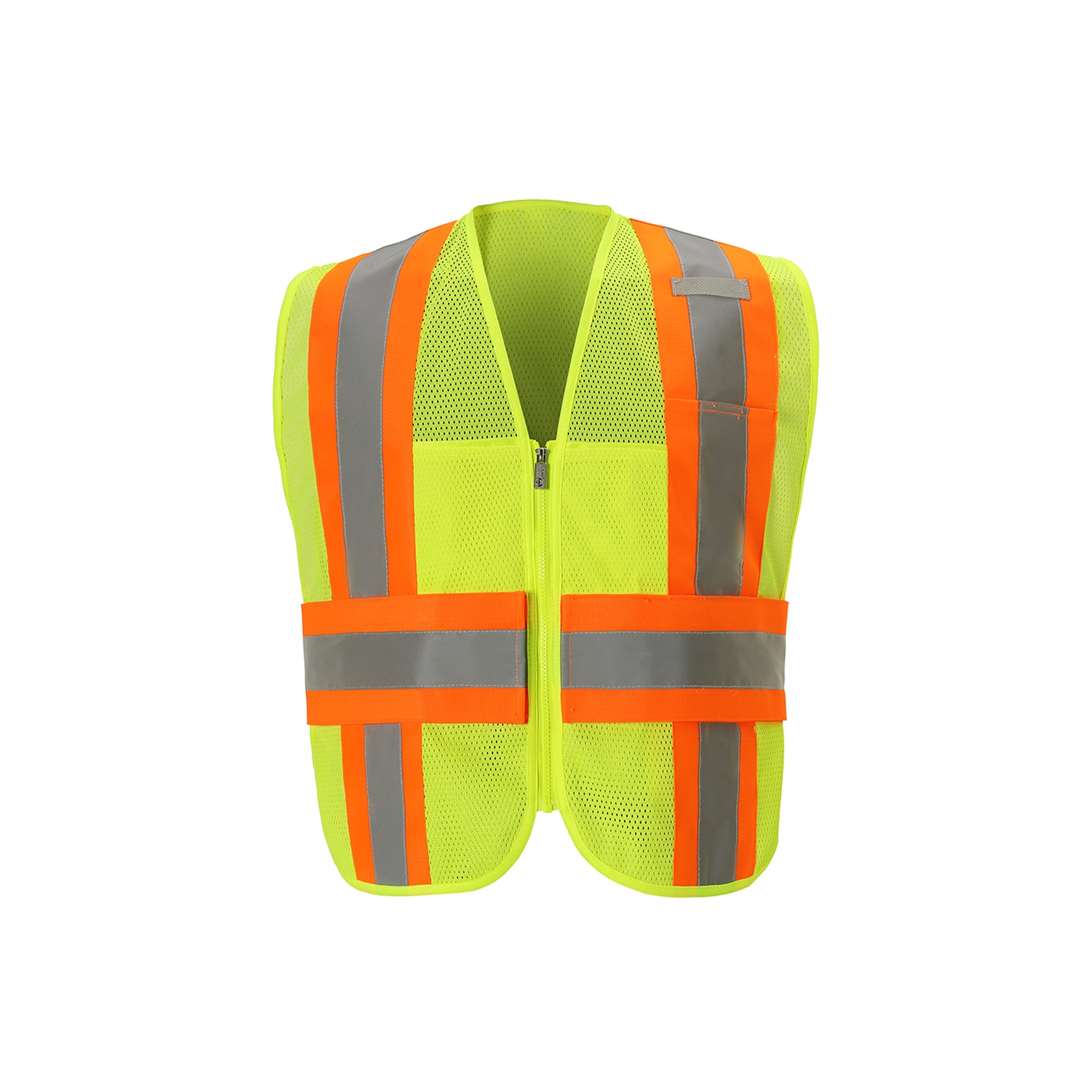 DS525C-2 High Visibility Contrast DOT Style Vest, Class 2, Lime, Mesh