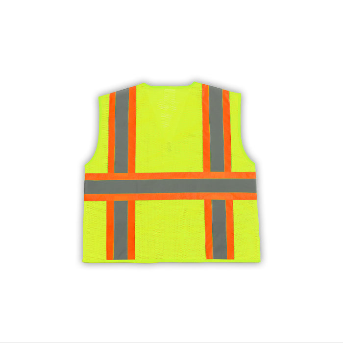 2W M7048C-2/M7038C-2 Mesh Contrast Hi-Viz Vest