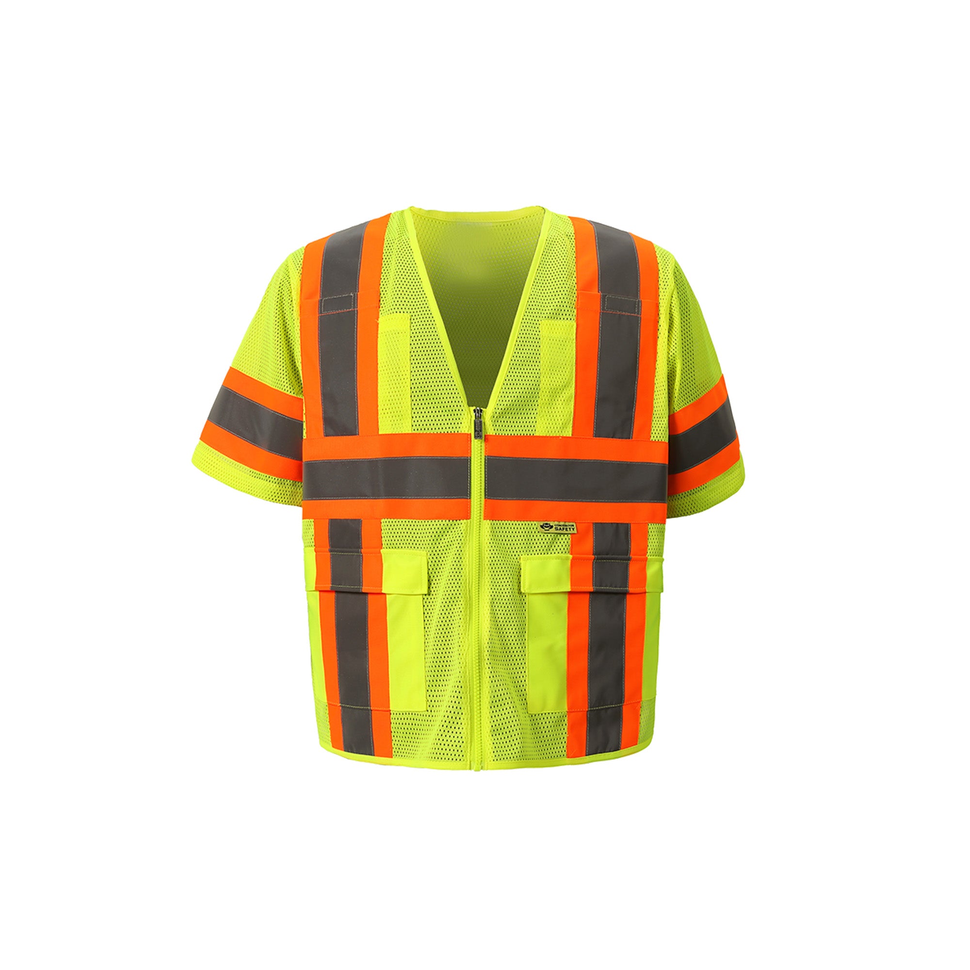 2W M7138C-3/M7148C-3 Mesh Contrast Hi-Viz Vest