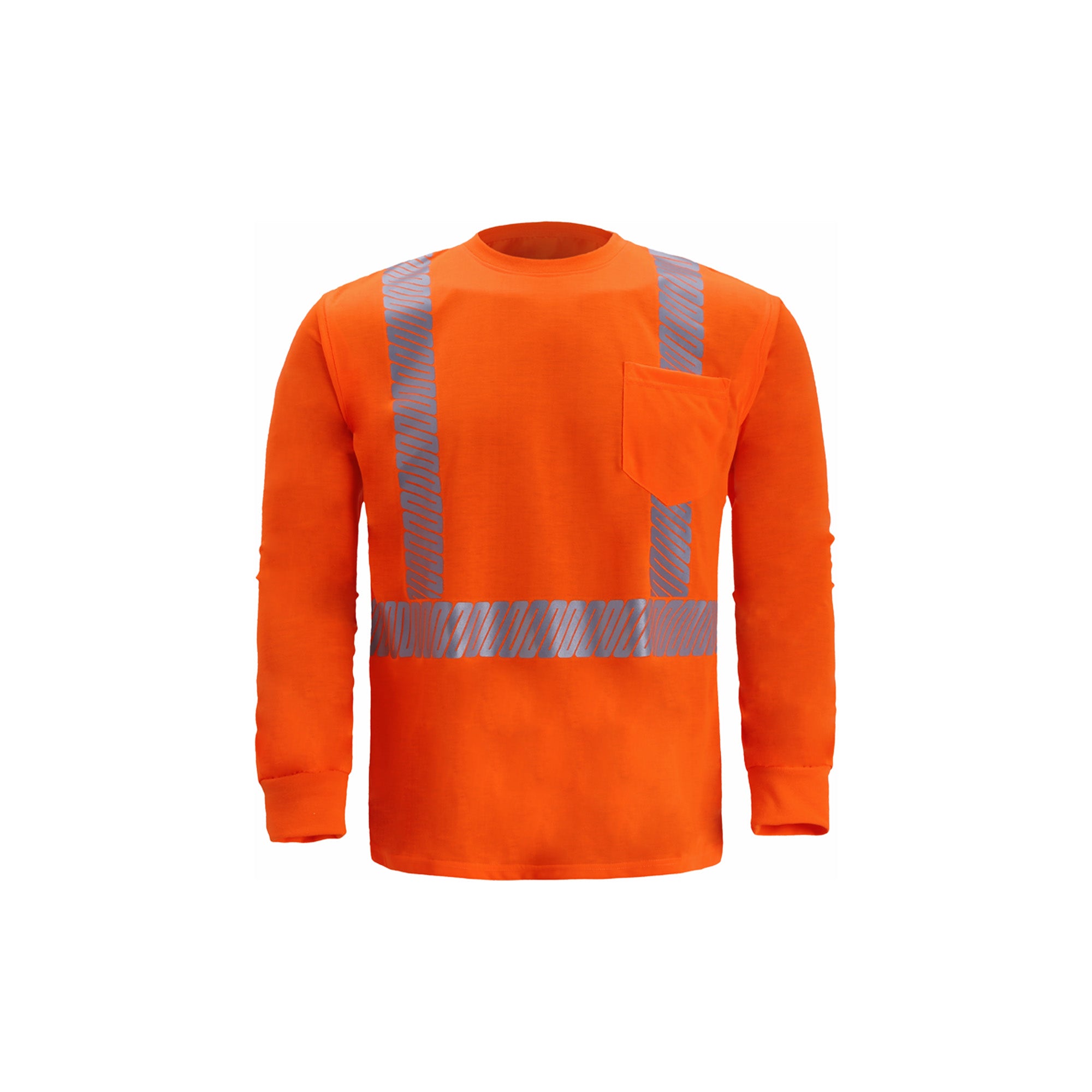 2W TL123C-2/TL125C-2 High Viz Long Sleeve Jersey T Shirt